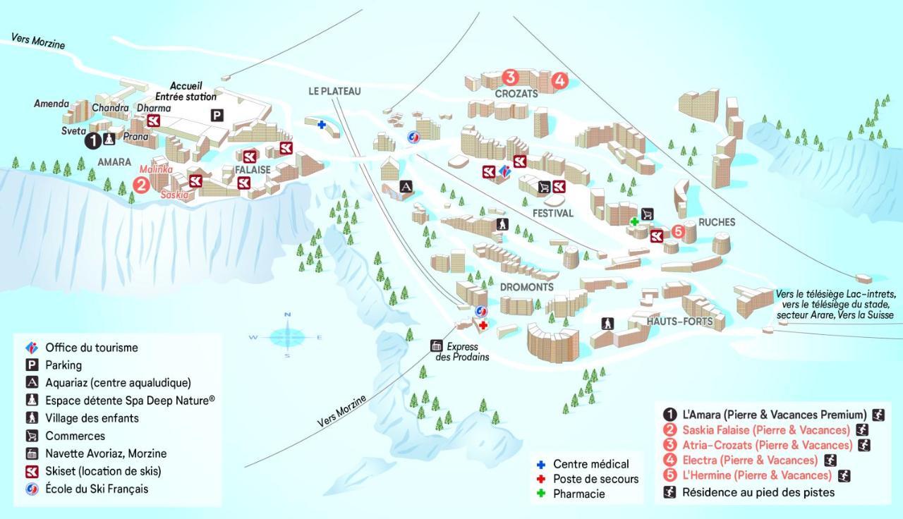 Residence Pierre & Vacances Saskia Falaise Avoriaz Ngoại thất bức ảnh